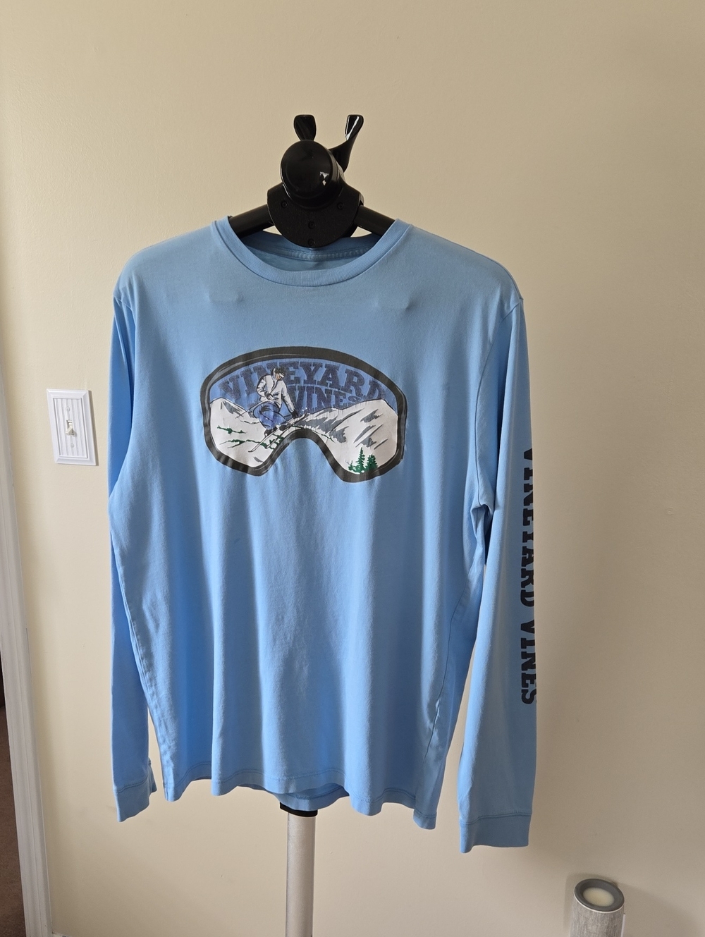 Vineyard Vines Light Blue Long-Sleeve Graphic Tee